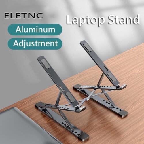 Adjustable Laptop Stand Aluminum Alloy For Macbook Computer iPad Tablet Table Support Notebook Stand Cooling Laptop Holder Base