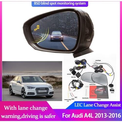 Car Blind Spot Monitoring BSD BSM Radar Detection System Microwave Sensor for Audi A4L A4 2013-2016 Assistant Driving Security