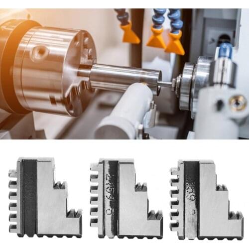 Lathe chuck 3 Pcs K11-100 Internal Jaw 4in Chuck 20CrMnTi High Strength Long Service life Chuck Jaw Offer