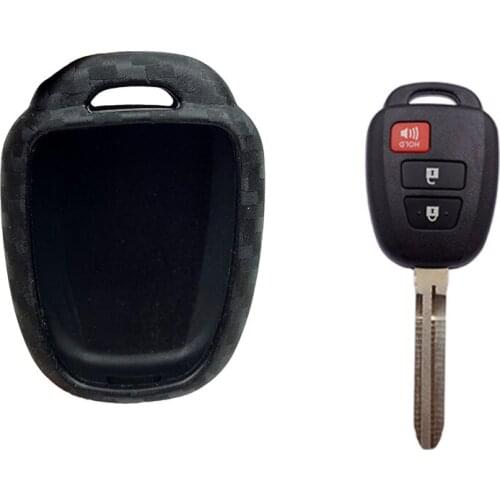 Protection Car Key Case Shell Cover Car Accessories For Toyota Innova Fortuner Wish Prado Corolla Camry Reiz New Vios RAV4 Crown