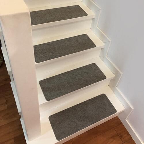 1/5/10pc Stair Tread Carpet Mats Self Adhesive Stair Mat Non-Skid Stair Step Carpet Step Rug Protection Cover Washable Stair Mat