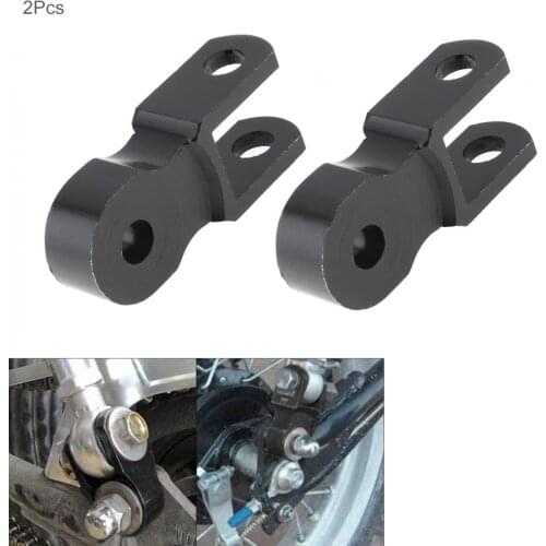 1 Pair Universal Black Aluminum Motorcycle Accessories Reduce Vibration Device for Electric Vehicle/Motorcycle