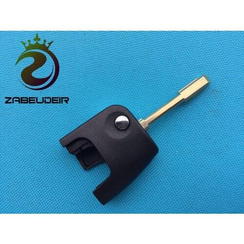 1Pcs Of New Replacement Flip Key Blank Cover Uncut Blade For Ford Fiesta 3 Buttons Remote FOB Case Shell No Logo Car Accessories
