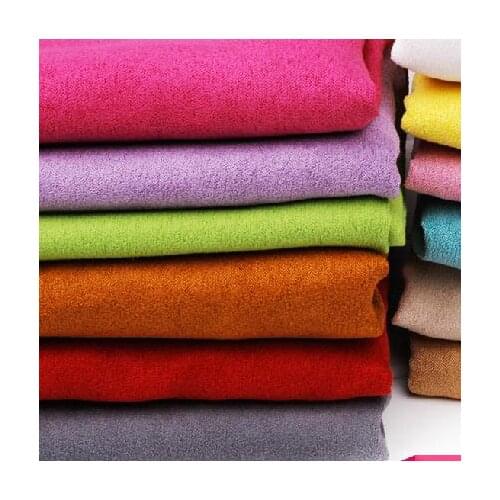 150cm*100cm single side Suede imitation deerskin velvet fabric diy handmade cushion toy wall stickers sofa cloth fabric