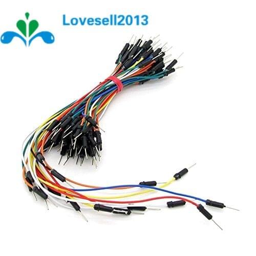 65pcs Breadboard Jumper Cables For Arduino Jump Code Wire Kit Set Breadboard Wires Wholesales