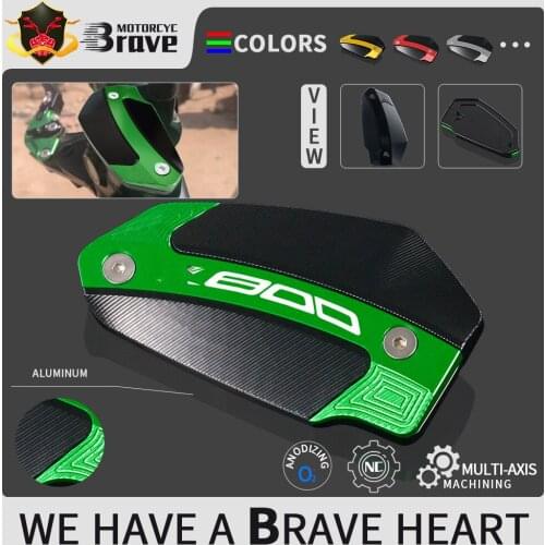 Motorcycle CNC Accessories Front Fluid Cover Cylinder Reservoir Brake Oil Cap For KAWASAKI Z800 2013 2014 2015 2016 Z 800