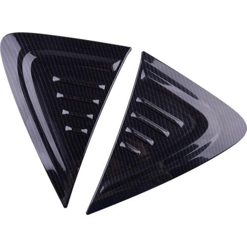 Beler 2pcs Side Air Vent Fender Trim Cover Fit for Toyota CHR 2016 2017 2018 2019 Carbon Fiber Style