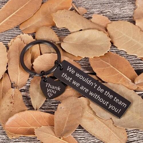 Keychain charms Gifts for Men Women Office Keychain Appreciation Gifts for Leader PM Supervisor Mentor Leaving Going Away Gifts