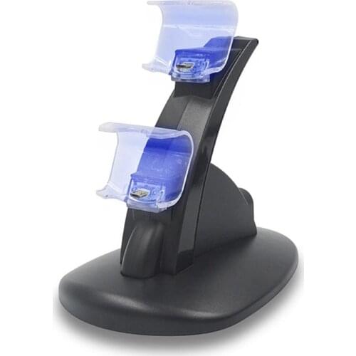 Dual USB Charging Dock Holder Stand Charger Station for PS.4 Game Controller