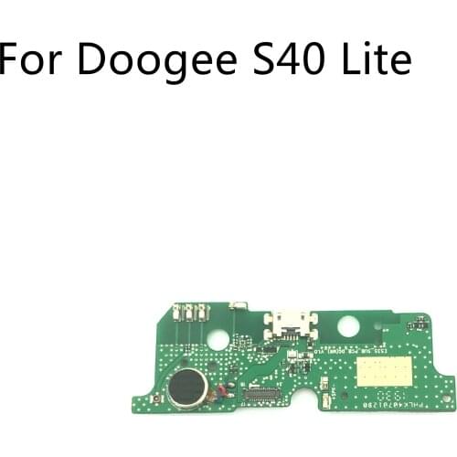 DOOGEE S40 Lite Used USB Plug Charge Board + Vibration Motor For DOOGEE S40 Lite MT6739 5.5inch 960X480 Smartphone