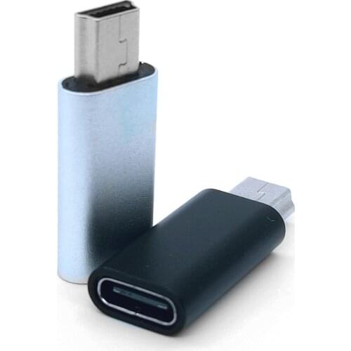 Type C USB 3.1 Female to Mini USB male Charging charger convertor Data Cable Cord Adapter