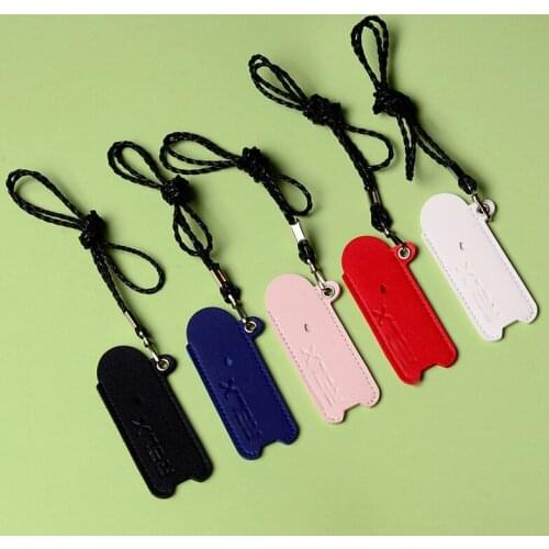 Lovekeke leather Case for relx classic Pod Kit Vape Silicone Cover Skin Protective Rubber Sleeve ModShield leather lanyard
