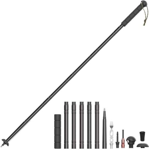 Climbing Stick Emergency Selfdefense Outdoor Tactical Portable Stainless Steel Safety Stick Survival Tool Kit Hiking Accessories