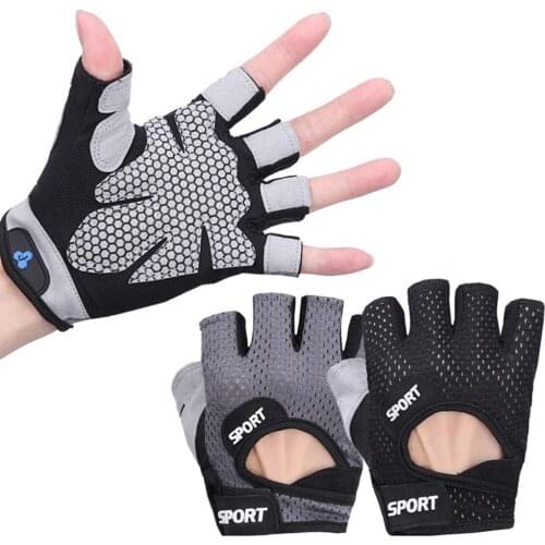 Fitness Gloves Outdoor Sports Exercise Weight Lifting Gloves Body Sports Building Training Riding Half Finger Gloves
