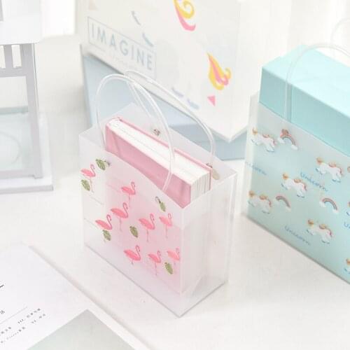 Thank You Plastic Gift Bag Cloth Storage Shopping Bag with Handle Party Wedding Plastic Candy Cake Wrapping Bags