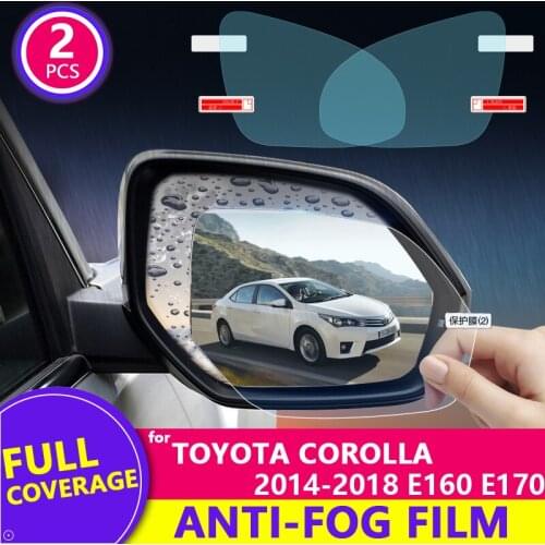 Full Cover Anti Fog Rainproof Film for Toyota Corolla E170 E160 2014~2018 Rearview Mirror Protective Film Accessories 2016 2017