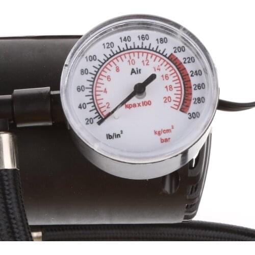 Portable Mini Tire Inflator Air Compressor DC 12V Car Auto Motorcycles Pump