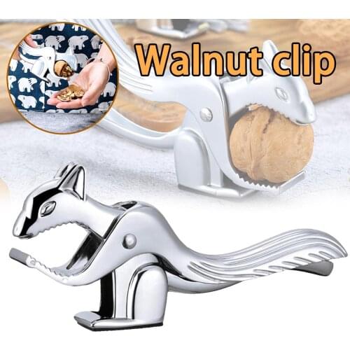 Squirrel Shape Nutcracker Sheller Crack almond Walnut Pecan Hazelnut Filbert Nut Kitchen Nut Sheller Clip Tool Clamp Plier