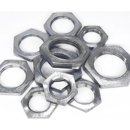 304 Stainless Steel Lock Nut 1/4" 3/8" 1/2" 3/4" 1 1-1/4" 1-1/2" 2" BSP Hexagon Locking Cap Of Water Tank Joint Pipe Fittings