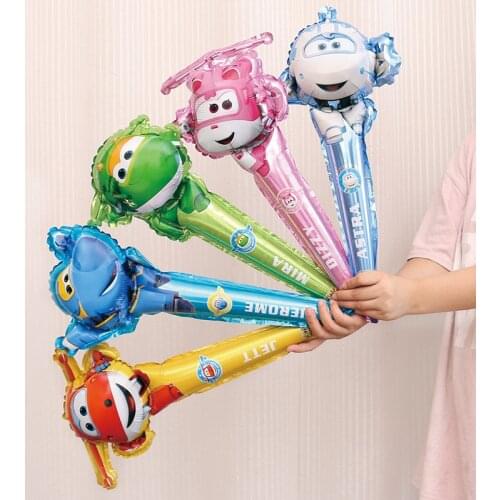 Super flash blow bar children toy drum birthday list to push small gift refueling bar balloons custom 5 color