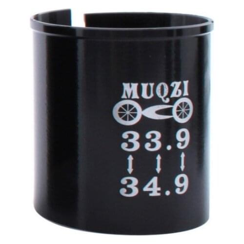 Bicycle Seat Seatpost Seat Tube Adjustable Sleeve Conversion Sleeve 31.6-33.9 Aluminum Seattube Adapter Conversion Sleeve