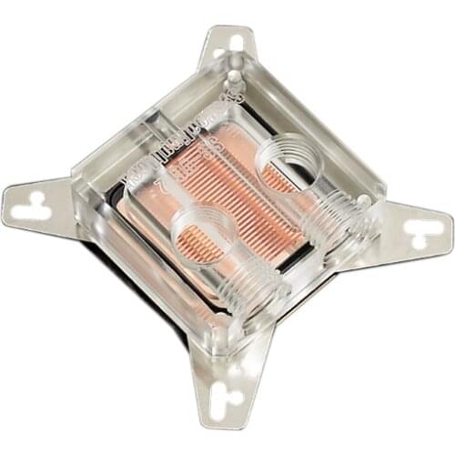 Syscooling GPU water block VGA Micro Channel GPU Core Area Cooling Block VG12 with 12V RGB