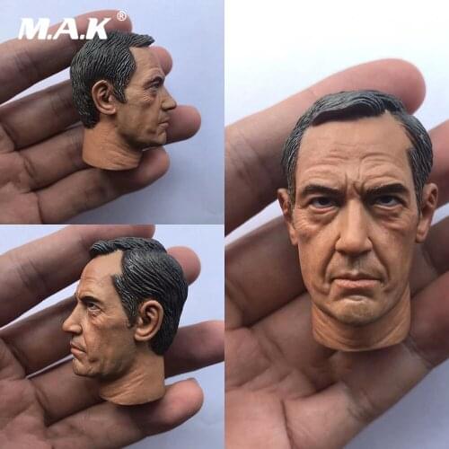 1/6 Male Tom Hollander Head Sculpt Carved The Cradle of Life Ciaran Hinds Detective Figure Accessory for 12'' Body