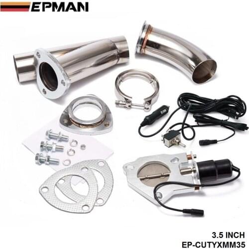 3.5" Electric Cutout/E-Cut Out Valve System W/O Switch for Exhaust Catback/Downpipe For BMW e90 EP-CUTYXMM35