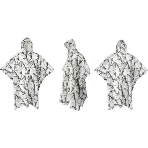 3 In 1 Outdoor Waterproof Raincoat Rain Coat Men Raincoat Women Awning From The Rain Motorcycle Rain Poncho Camping Picnic Mat