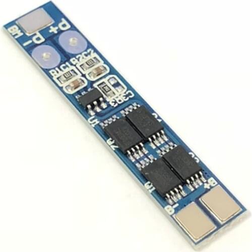 5pcs 8A 2S 18650 Lithium Battery Protection Board 2 String 7.4V 8.4V Polymer Charge Discharge Protection Circuit Current BMS