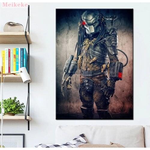 5D DIY Diamond painting Predator Full Square/Round diamond embroidery Cross Stitch Rhinestone Mosaic Home Decor Gift