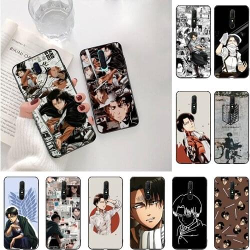 Anime Attack On Titan Levi Ackerman Phone Case For Oppo A5 A9 2020 Reno2 z Renoace 3pro A73S A71 F11