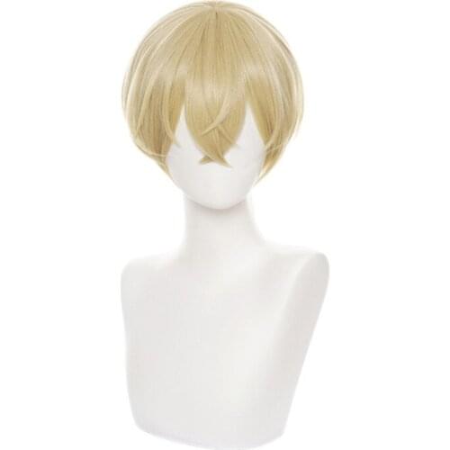 Anime Tokyo Revengers Chifuyu Matsuno Short Wig Cosplay Costume Heat Resistant Synthetic Hair Men Women Party Wigs