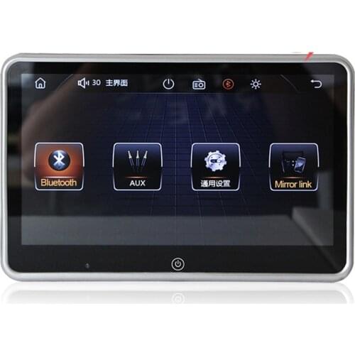 10.1" Car Headrest Monitor Auto Multimedia Audio Video Player Support 1080P HD LCD Touch Screen with Speaker Bluetooth MP4 MP5