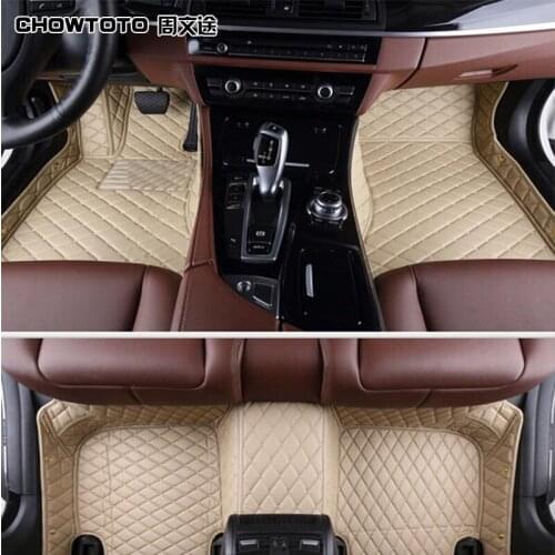 CHOWTOTO AA Custom Special Floor Mats For Jeep Compass Durable Carpets For Compass 2 Rows Mats (5seats car floor mats)
