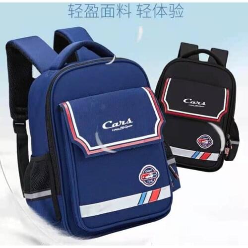 Disney School Bags For Boys Girls Car Lightning Mcqueen Primary Student Shoulder Back Orthopedic Grade 1-6 Kids Gifts Mochilar