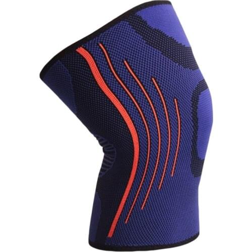 Fitness Running Cycling Knee Support Elastic Nylon Sport Compression Knee Pad Sleeve Joint Pain Relief Knitted Knee Brace