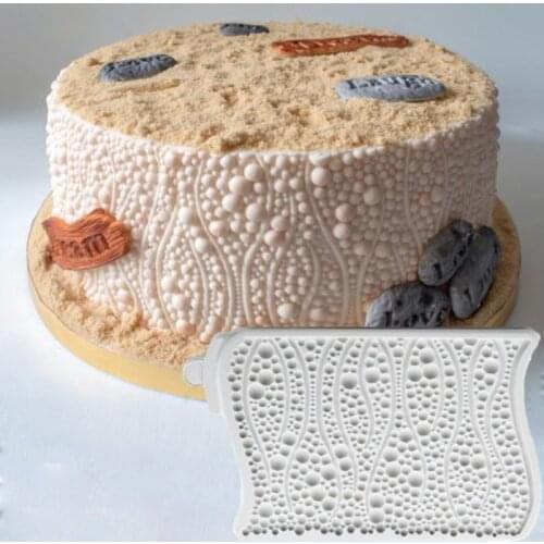 Bubbles and Pearls Mould Silicone Mold Fondant Cake Decorating Tool Gumpaste Sugarcraft Chocolate Forms Bakeware