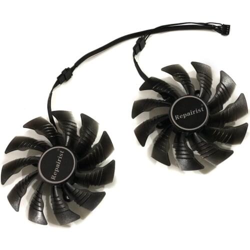 GeForce GTX 1060 Xtreme GPU VGA Cooler Alternative Cooling Fan For GIGABYTE RX580 XTR GTX1060 Xtreme Video Cards As Replacement