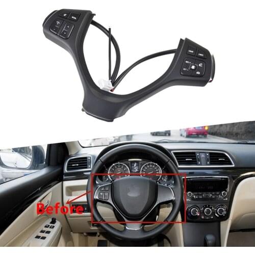 For Suzuki Vlivo Vitara Celerio SX4 S-cross Swift Multifunction Steering Wheel Button Cruise Control Switch