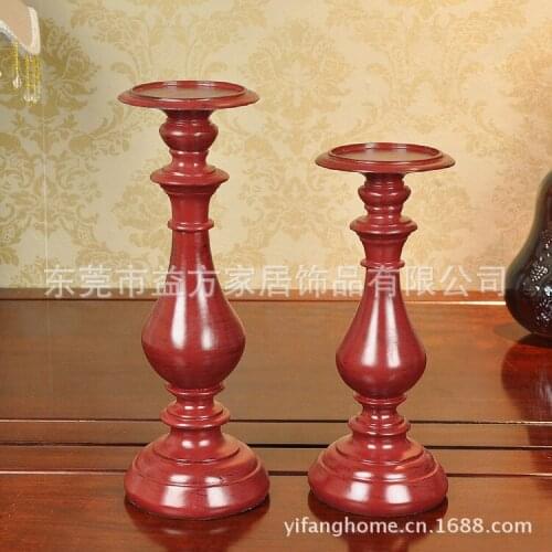 Factory direct wholesale European Candlestick, resin crafts ornaments, upscale furniture ornaments