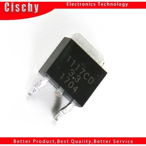 20PCS/Lot AMS1117-3.3 AZ1117D-3.3EI TO-252 Voltage Regulator IC