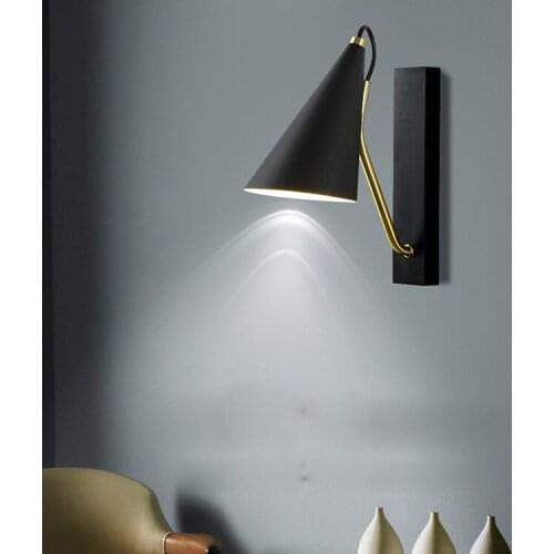 Modern vintage living room decoration led glass ball living room bedroom bedside dining room wall lamp