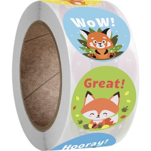 Stickers 100-500pcs Teacher Reward Sticker Fun Motivation Stickerfor School Teacher Student Stationery Stickers Kids