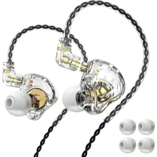 TRN MT1 Earbud High Fidelity Noise Reduction Mega Bass Sports In-ear Wired Earphone for Outdoor наушники проводные