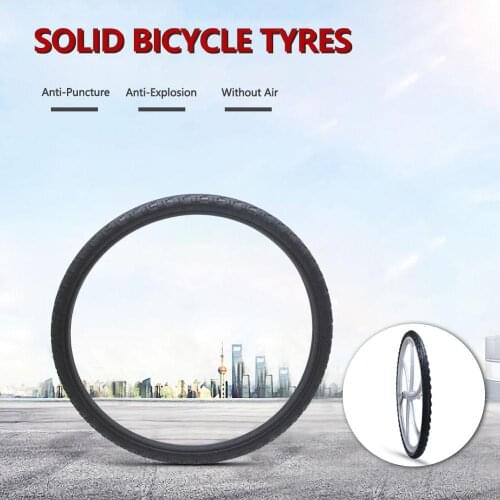 26*1.95 Inch Bicycle Solid Tire Anti Stab Riding MTB Road Bike Solid Tyre Cycling Tyre