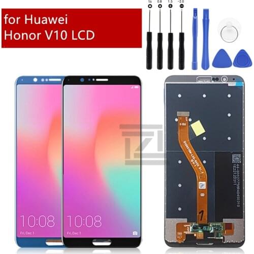 For Huawei Honor V10 LCD Display Touch Screen Digitizer Assembly screen Replacement repair Spare Parts