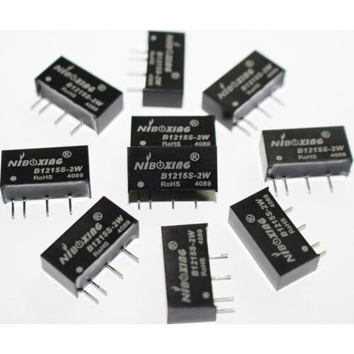 1pcs B1205S-2W B0505S-2W B2405S-2W 12V 5V 24V to 5V isolated converter DC DC power module converter 1000VDC Isolation