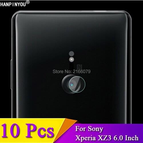 10 Pcs/Lot For Sony Xperia XZ3 6.0" Rear Camera Lens Protective Protector Cover Soft Tempered Glass Film Guard