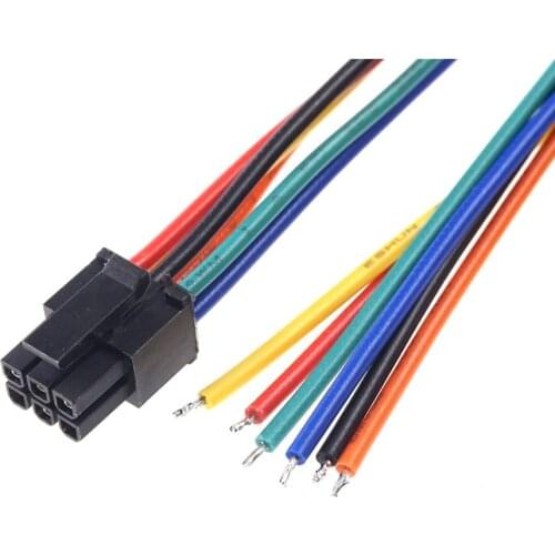 10pcs Micro-Fit 3.0 mm Receptacle Housing 2 4 6 8 10 12 14 16 18 20 22 24 Pin Wire Harness Cable Power 20 cm one End PVC removal